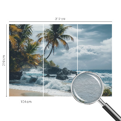 Fototapeta po mjeri s motivom egzotične plaže po željenim dimenzijama