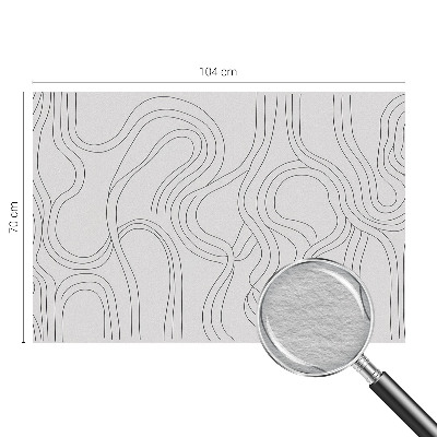 Zidna foto tapeta s motivom organskih linija