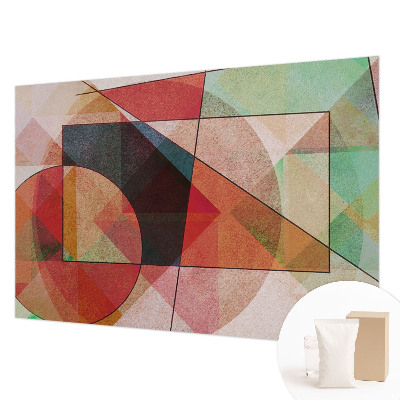 Zidna fototapeta s motivom geometrijske apstrakcije