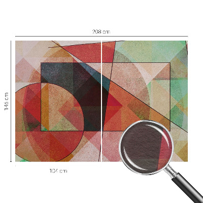 Zidna fototapeta s motivom geometrijske apstrakcije