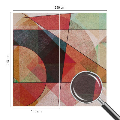 Zidna fototapeta s motivom geometrijske apstrakcije