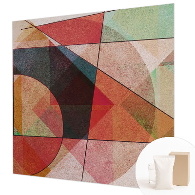 Zidna fototapeta s motivom geometrijske apstrakcije