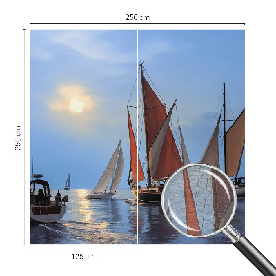 Fototapeta za dnevni boravak s motivom jedriličarske avanture