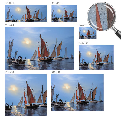 Fototapeta za dnevni boravak s motivom jedriličarske avanture