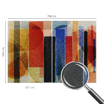 Zidna dekoracija fototapeta s geometrijskim oblicima