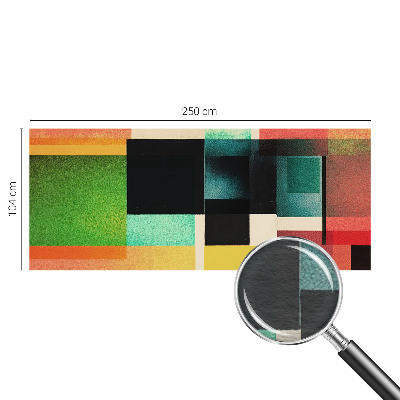 Fototapeta za dnevni boravak s geometrijskim apstraktnim motivom