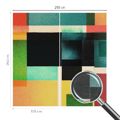 Fototapeta za dnevni boravak s geometrijskim apstraktnim motivom