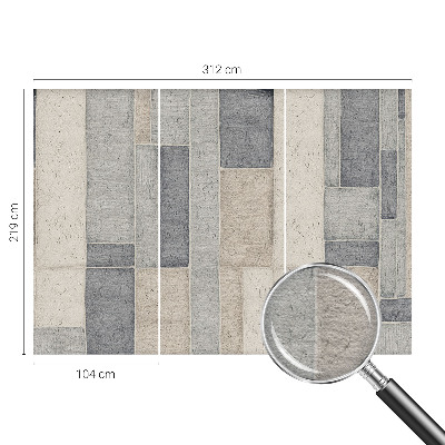 Moderna fototapeta s geometrijskim mozaikom