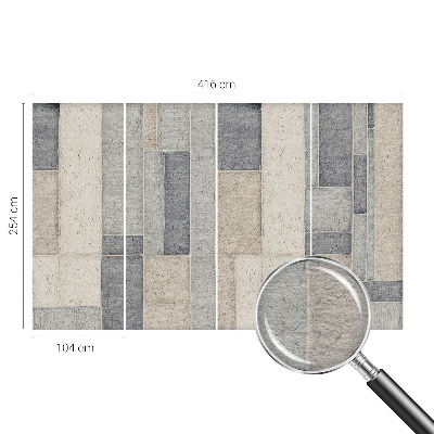 Moderna fototapeta s geometrijskim mozaikom