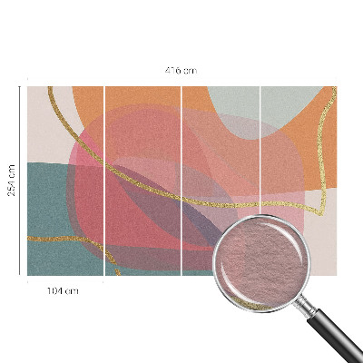 Premium fototapeta s motivom šarenih oblika