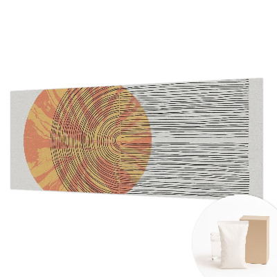 Zidna fototapeta s motivom kruga s linijama