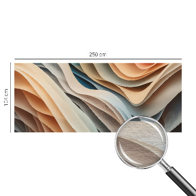Vlies fototapeta za dječju sobu s motivom valovitih oblika