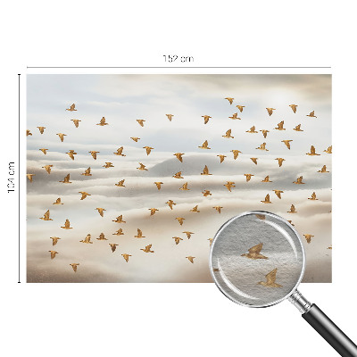 Zidna dekoracija fototapeta s motivom ptica u letu