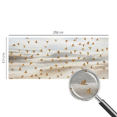 Zidna dekoracija fototapeta s motivom ptica u letu