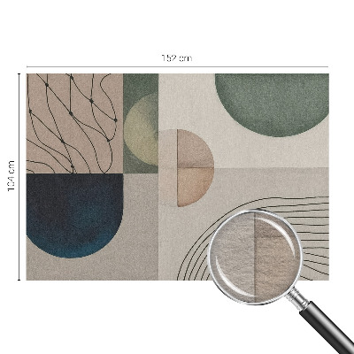 Vlies fototapeta s motivom geometrijskih oblika