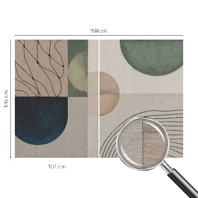 Vlies fototapeta s motivom geometrijskih oblika