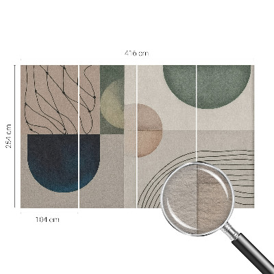 Vlies fototapeta s motivom geometrijskih oblika