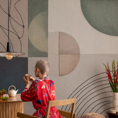 Vlies fototapeta s motivom geometrijskih oblika