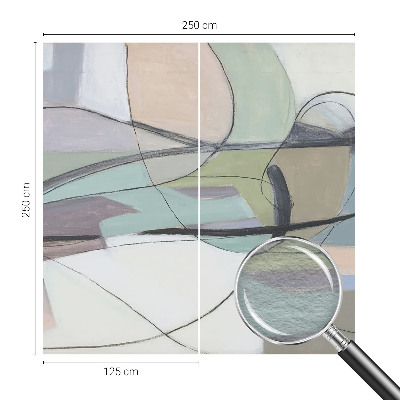 Fototapeta za zid s motivom pastelnih linija
