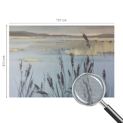 Foto tapeta za dnevni boravak s motivom mirnog jezera