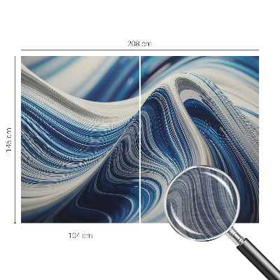 Moderna fototapeta s motivom harmonične apstrakcije