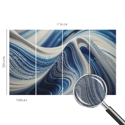 Moderna fototapeta s motivom harmonične apstrakcije