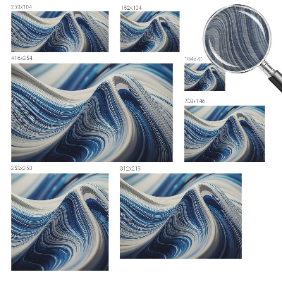 Moderna fototapeta s motivom harmonične apstrakcije