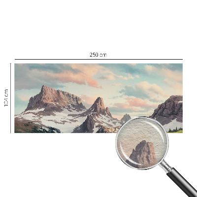 Flis fototapeta s motívom planinske panorame