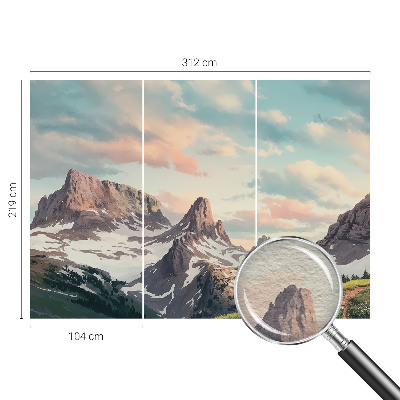Flis fototapeta s motívom planinske panorame