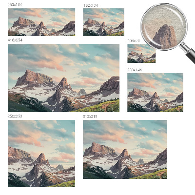 Flis fototapeta s motívom planinske panorame