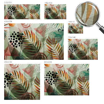 Fototapeta za zid s motivom apstraktnog lišća