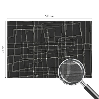 Fototapeta za spavaću sobu s apstraktnim linijama