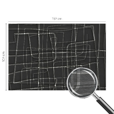 Fototapeta za spavaću sobu s apstraktnim linijama