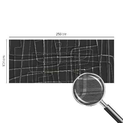 Fototapeta za spavaću sobu s apstraktnim linijama