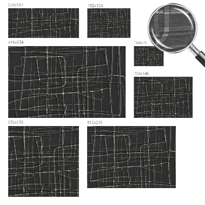 Fototapeta za spavaću sobu s apstraktnim linijama