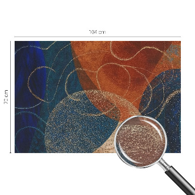 Vlies fototapeta sa šarenim oblicima
