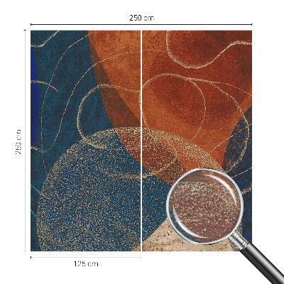 Vlies fototapeta sa šarenim oblicima