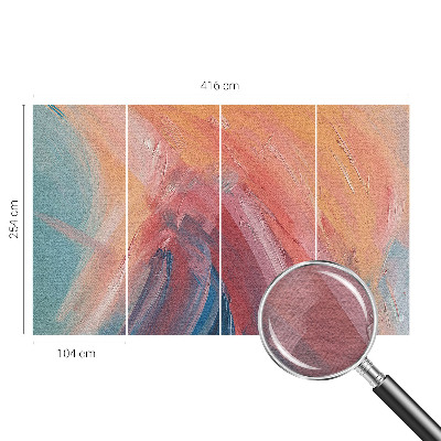 Flis fototapeta s motivom šarenih eksplozija