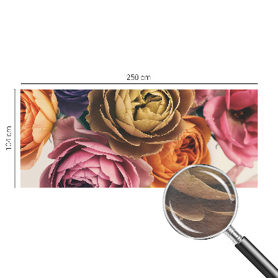 Vlies fototapeta za dječju sobu Šarene ruže
