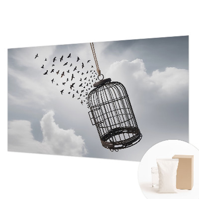 Fototapeta za dnevni boravak s motivom ptica u letu