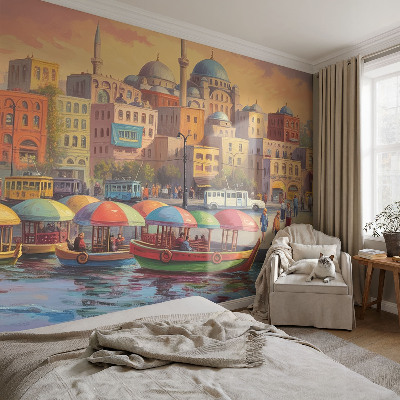 Foto tapeta za dnevni boravak s motivom urbane obale