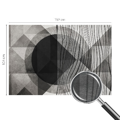 Moderna fototapeta s apstraktnim oblicima