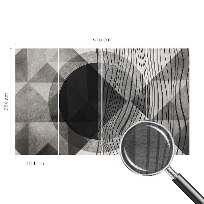 Moderna fototapeta s apstraktnim oblicima