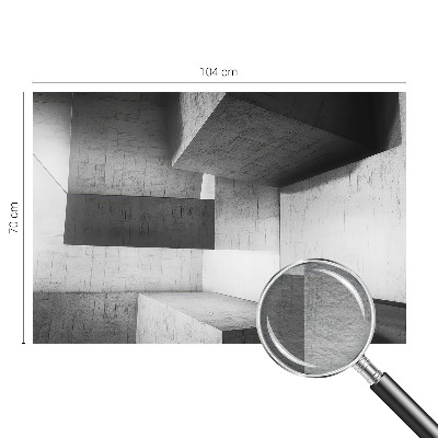 Foto tapeta za spavaću sobu s motivom geometrijskih skulptura