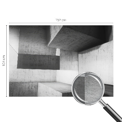 Foto tapeta za spavaću sobu s motivom geometrijskih skulptura