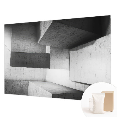 Foto tapeta za spavaću sobu s motivom geometrijskih skulptura
