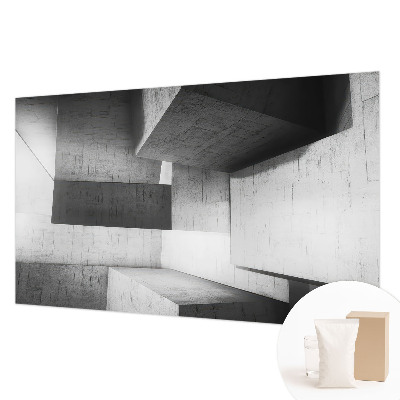 Foto tapeta za spavaću sobu s motivom geometrijskih skulptura