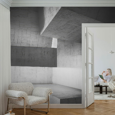 Foto tapeta za spavaću sobu s motivom geometrijskih skulptura
