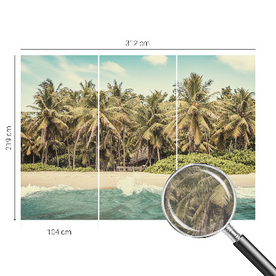 Vlies fototapeta s motivom tropske plaže