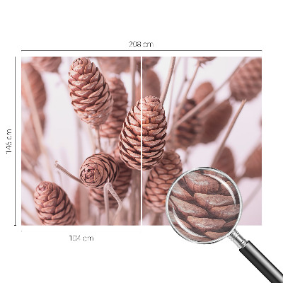 Zidna dekoracija fototapeta u prirodnim tonovima za elegantan izgled